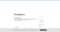 Desktop Screenshot of ponniiepower.blogg.se