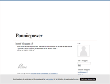 Tablet Screenshot of ponniiepower.blogg.se