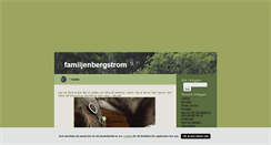 Desktop Screenshot of familjenbergstrom.blogg.se