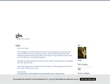 Tablet Screenshot of gbs.blogg.se