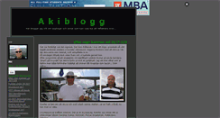 Desktop Screenshot of akiblogg.blogg.se