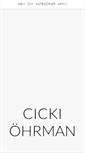Mobile Screenshot of cickiohrman.blogg.se