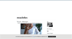 Desktop Screenshot of moaclothes.blogg.se