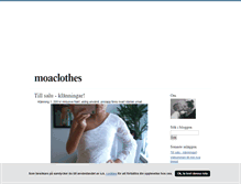 Tablet Screenshot of moaclothes.blogg.se