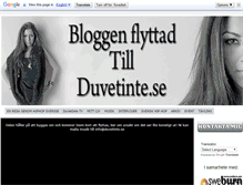 Tablet Screenshot of duvetintee.blogg.se