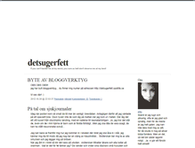 Tablet Screenshot of detsugerfett.blogg.se