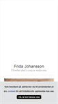 Mobile Screenshot of fridaulrikajohansson.blogg.se