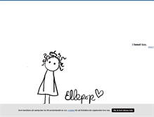 Tablet Screenshot of ellepop.blogg.se