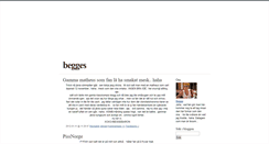 Desktop Screenshot of begges.blogg.se