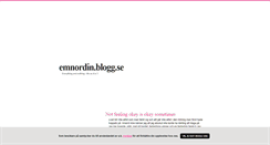 Desktop Screenshot of emnordin.blogg.se