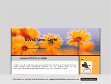 Tablet Screenshot of livetsomlotta.blogg.se