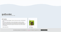 Desktop Screenshot of guldhunden.blogg.se