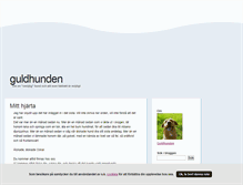 Tablet Screenshot of guldhunden.blogg.se