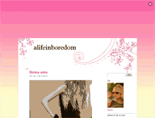 Tablet Screenshot of alifeinboredom.blogg.se