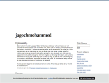 Tablet Screenshot of jagochmohammed.blogg.se