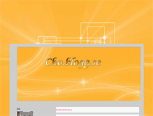 Tablet Screenshot of cho.blogg.se