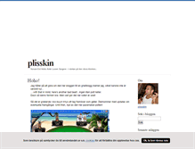 Tablet Screenshot of plisskin.blogg.se