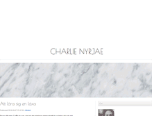 Tablet Screenshot of chny.blogg.se