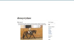 Desktop Screenshot of dressyrryttare.blogg.se