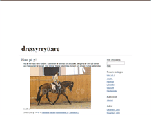 Tablet Screenshot of dressyrryttare.blogg.se