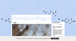 Desktop Screenshot of marinafixar.blogg.se