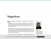 Tablet Screenshot of meggiez0r.blogg.se