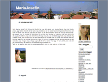 Tablet Screenshot of mariajosefin.blogg.se