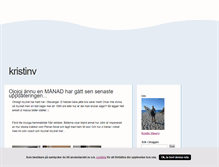 Tablet Screenshot of kristinv.blogg.se