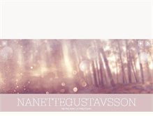 Tablet Screenshot of nanettegustavsson.blogg.se