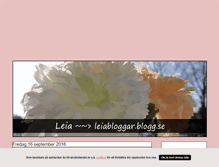 Tablet Screenshot of leiabloggar.blogg.se