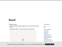 Tablet Screenshot of linusd.blogg.se