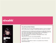 Tablet Screenshot of ninoshki.blogg.se