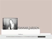 Tablet Screenshot of hannasl.blogg.se