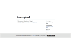 Desktop Screenshot of linneaasplund.blogg.se