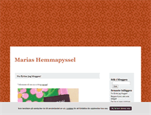 Tablet Screenshot of mariashemmapyssel.blogg.se