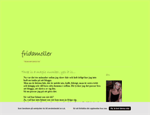 Tablet Screenshot of fridamoller.blogg.se