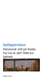 Mobile Screenshot of bellapension.blogg.se