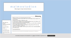 Desktop Screenshot of malmostadion.blogg.se