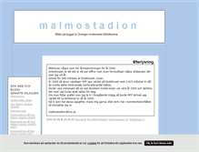 Tablet Screenshot of malmostadion.blogg.se