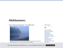 Tablet Screenshot of klinkhammers.blogg.se