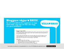 Tablet Screenshot of bris.blogg.se
