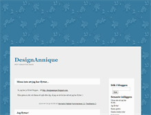 Tablet Screenshot of designannique.blogg.se