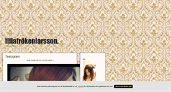 Desktop Screenshot of lillafrokenlarsson.blogg.se