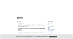 Desktop Screenshot of glorial.blogg.se