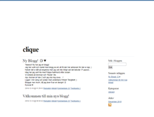 Tablet Screenshot of clique.blogg.se