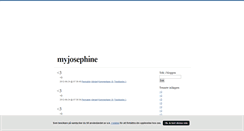 Desktop Screenshot of myjosephine.blogg.se