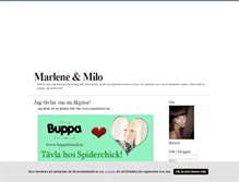 Tablet Screenshot of mammamarlene.blogg.se