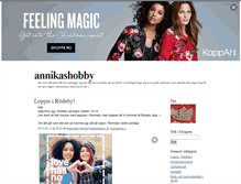 Tablet Screenshot of annikashobby.blogg.se