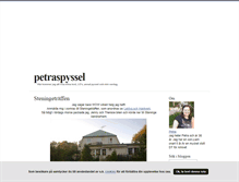 Tablet Screenshot of petraspyssel.blogg.se