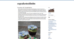 Desktop Screenshot of cupcakestockholm.blogg.se